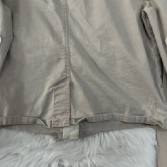 Free People womens button up light weight jacket size M cotton - Picture 13 of 14